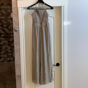 Stitch & Feather Linen Jumper